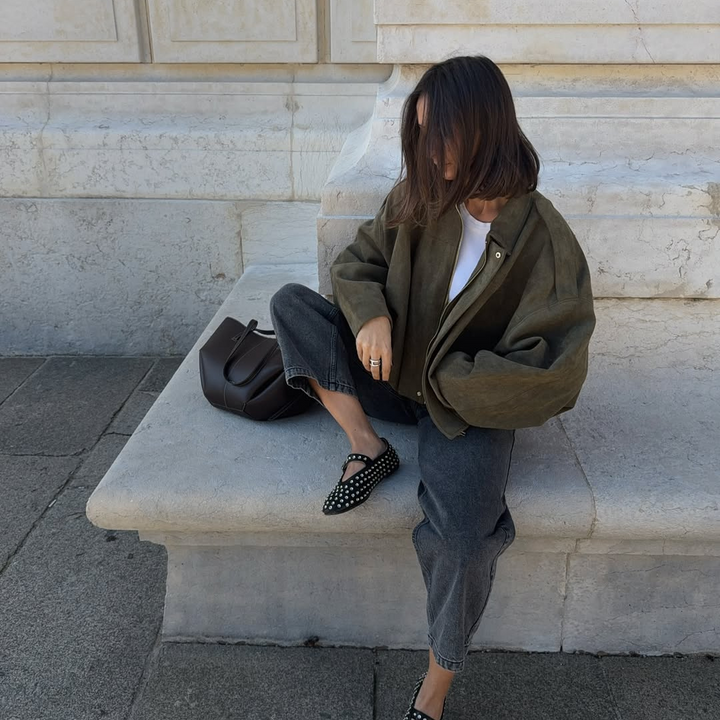 DELACROIX | VESTE EN FAUX SUÈDE