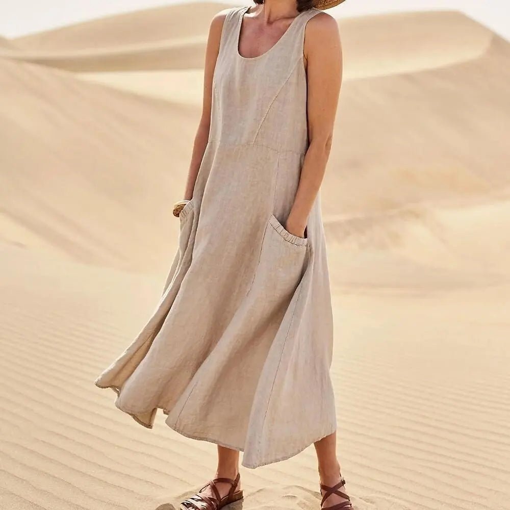 DELACROIX | Robe Maxi Confort Naturel Chloé