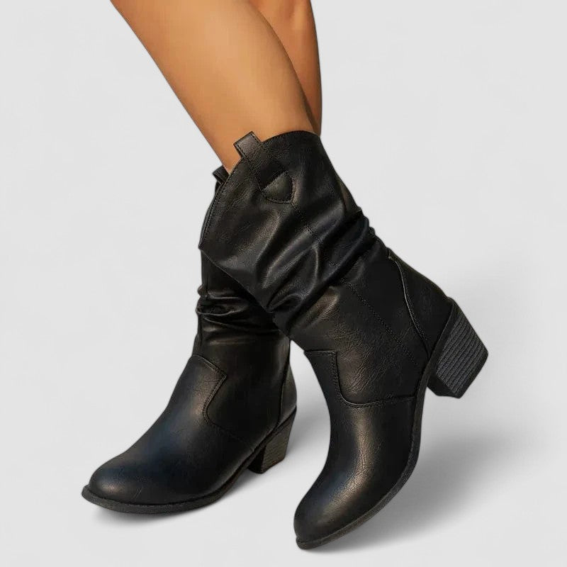 DELACROIX | Bottes en cuir orthopédique Vivian