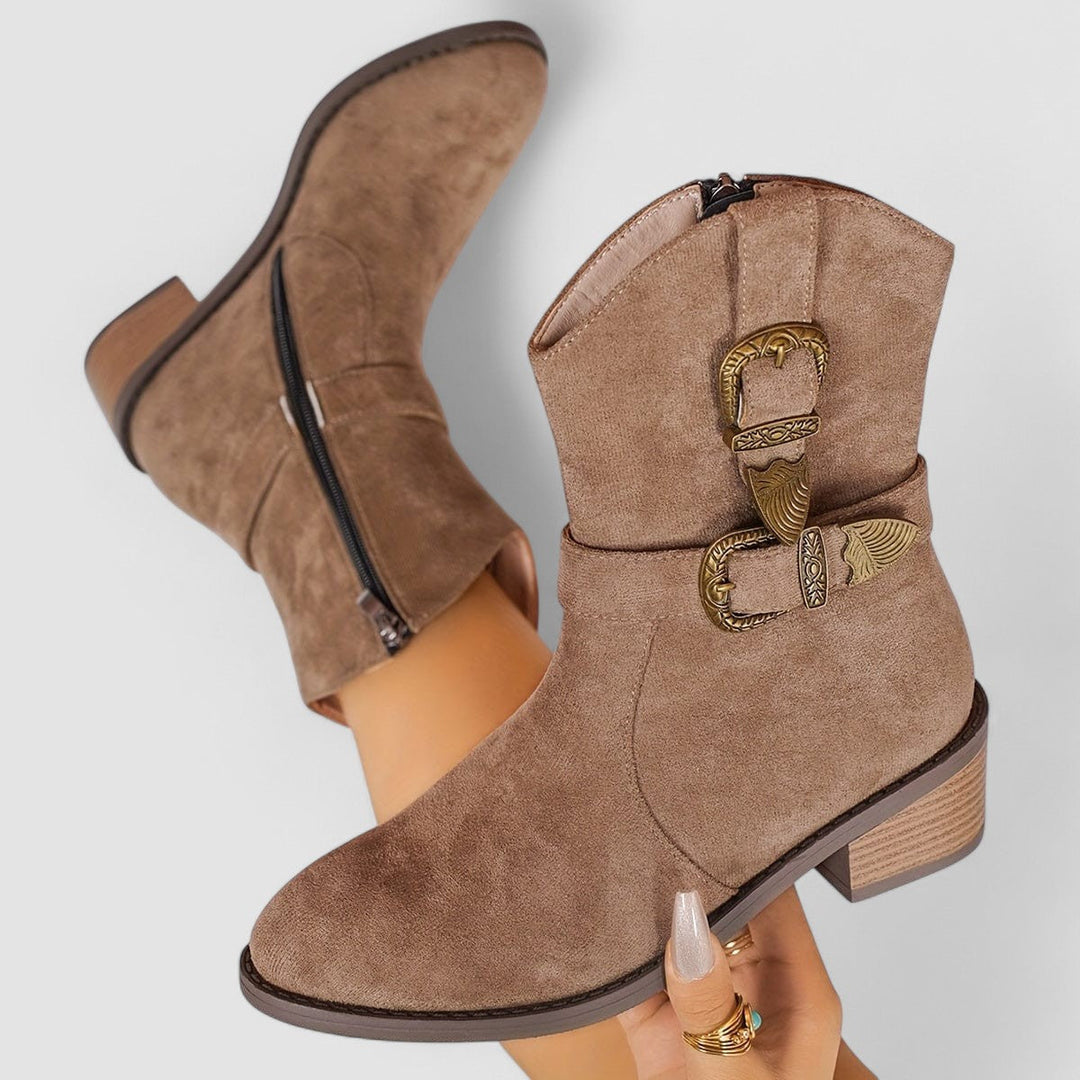 DELACROIX | Bottes Western Orthopédiques Rosa