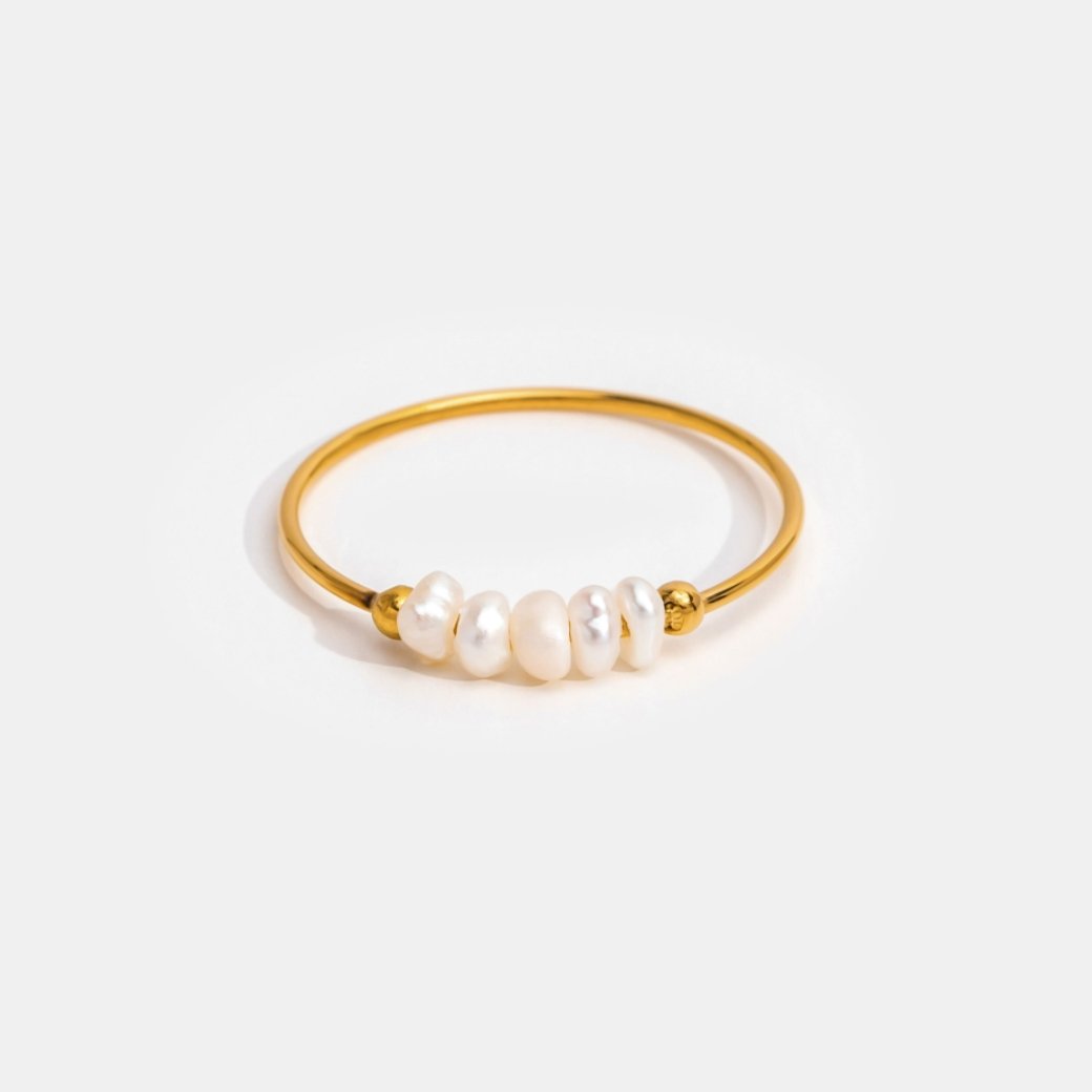 DELACROIX | BAGUE CLASSIQUE AVEC PERLE D’EAU DOUCE