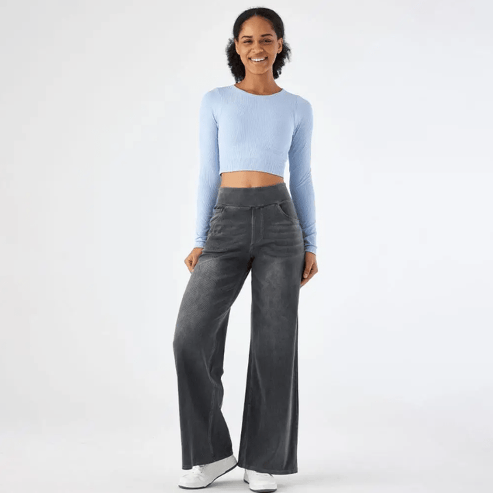 DELACROIX | PANTALON CONFORTABLE AVEC TAILLE ÉLASTIQUE