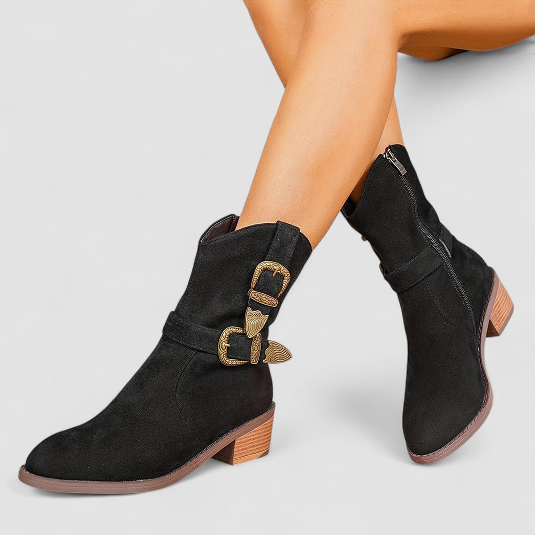 DELACROIX | Bottes Western Orthopédiques Rosa