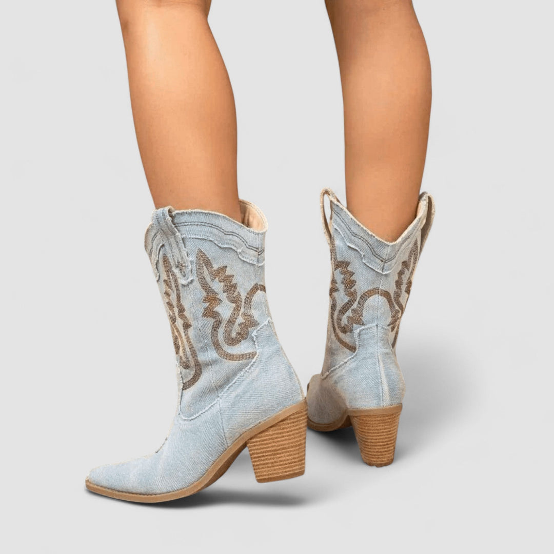 DELACROIX | Bottines en Denim Orthopédique Selena